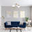 Bedonia Glass Semi Flush Mount-1972604998