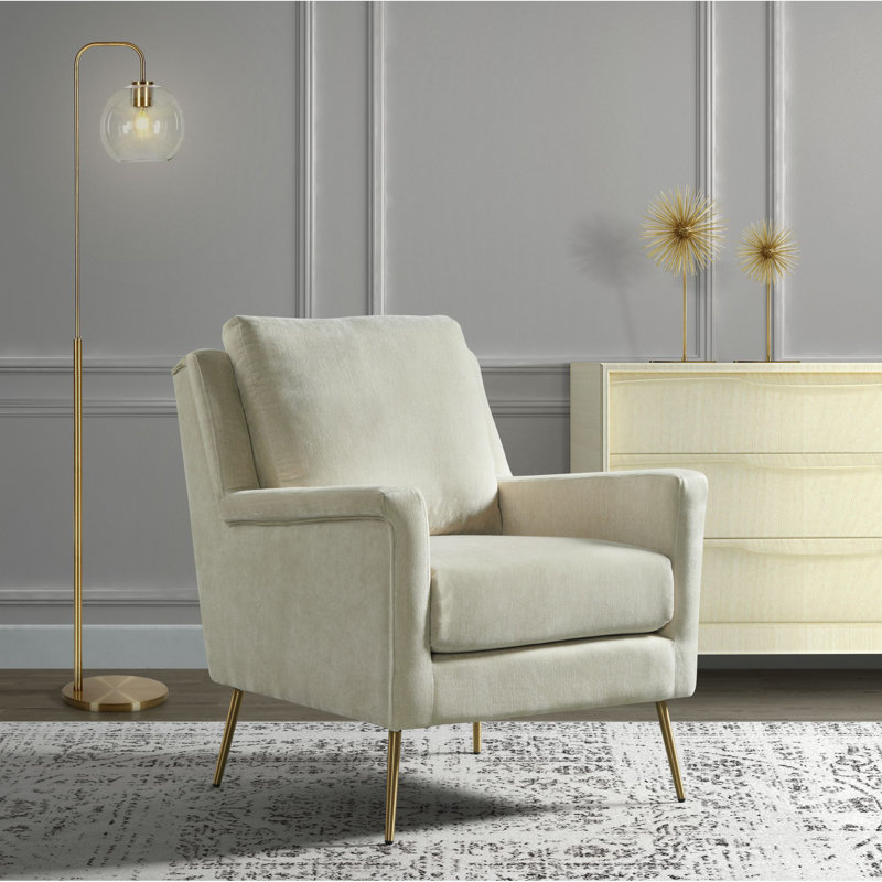 Gardella Upholstered Armchair, Linen