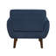 Chaise d'appoint rembourrée et capitonnée-1099036714