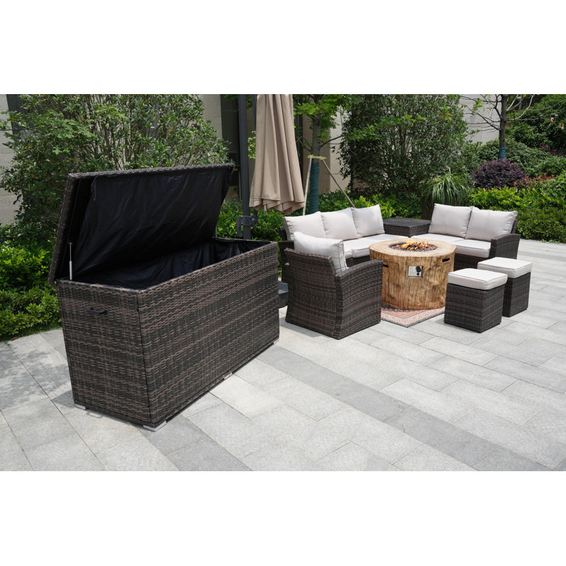 8 - Person Patio Conversation Set with Cushions