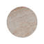 Table d'appoint piédestal en béton avec plateau en demi-sphère Travertine-129686481-129686480