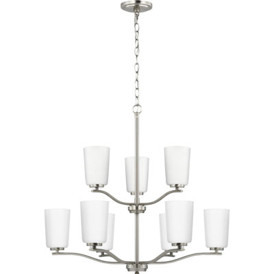 Rozema 9 - Light Dimmable Modern Linear Chandelier