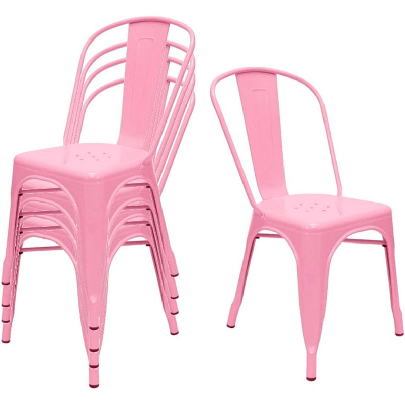 Chaise d'appoint Hasan, Rose clair