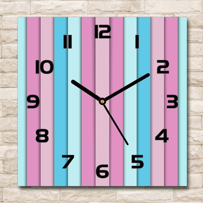 Glass Wall Clock