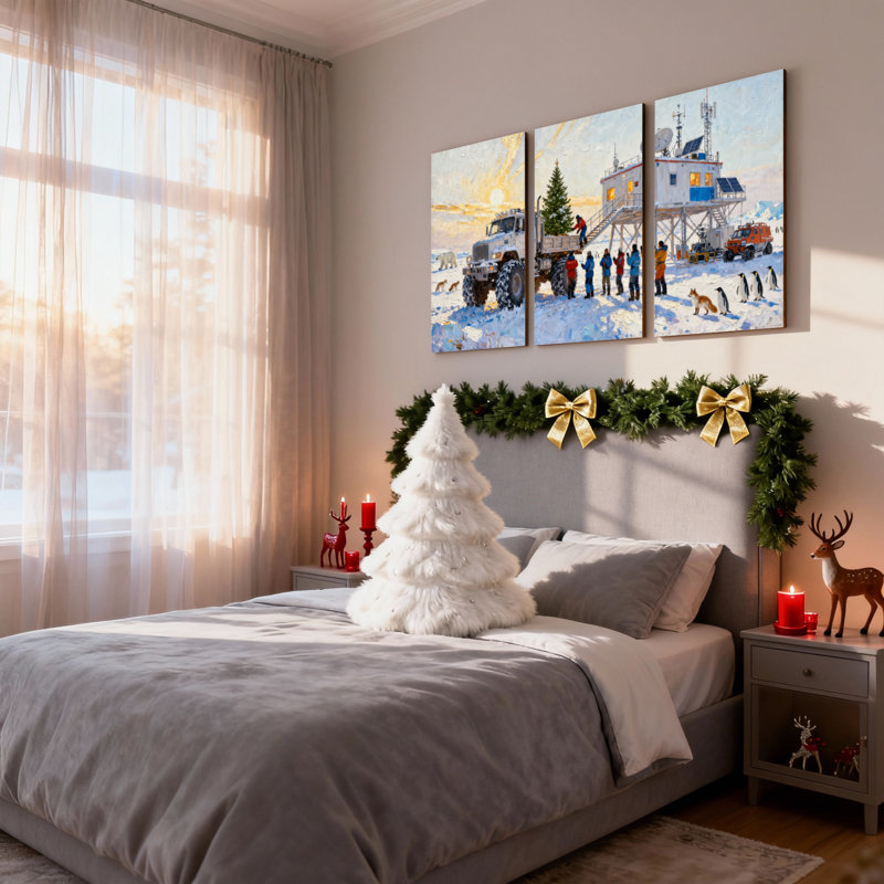 «Christmas», H 18 po x l 36 po