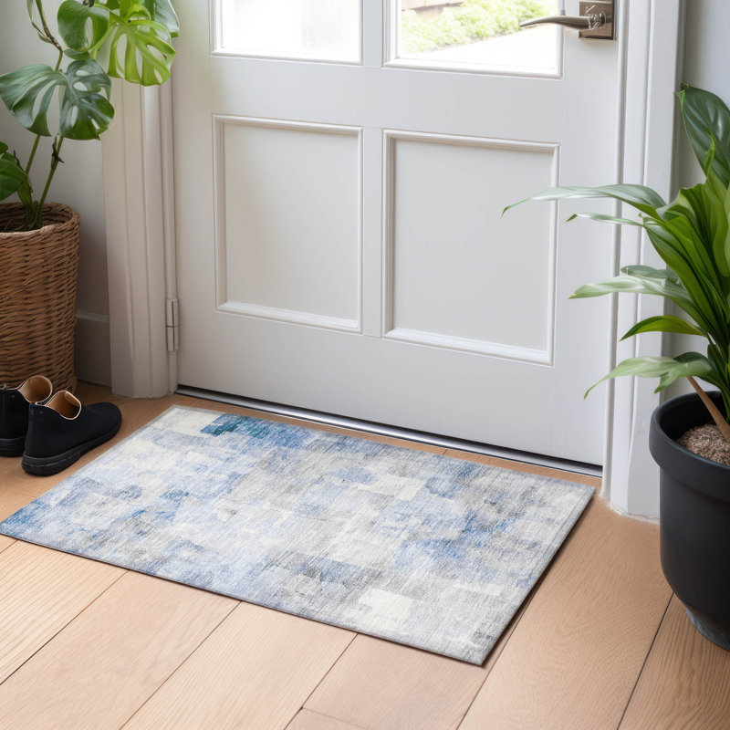 Tapis intérieur / extérieur lavable en machine Cinead ACN1697, Rectangle 1 pi 8 po x 2 pi 6 po