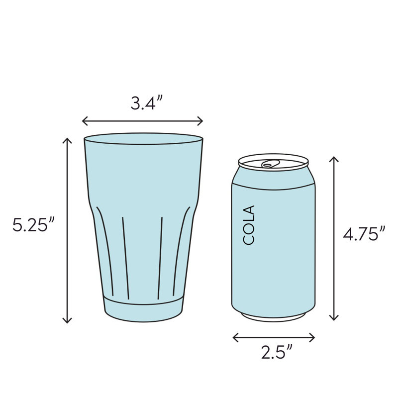 La Rochere City 13oz. Drinking Glass Set
