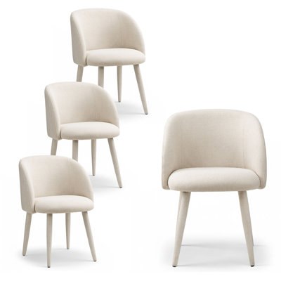 Chaises de salle à manger rembourrées Modern