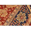 Tapis oriental rouge / brun / noir en laine noué à la main 9 pi 10 po x 13 pi 9 po Oriental