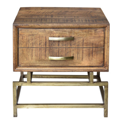 Table de bout avec rangement Jeb