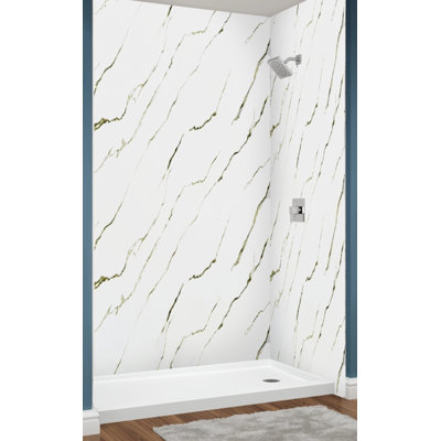 Murs dorés lisses Calcutta 60 po x 36 po x 96 po