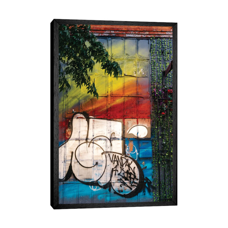 East Village Street VI by Bethany Young - Print on Canvas, Black Framed, 101.6cm H x 66.04cm W x 3.81cm D