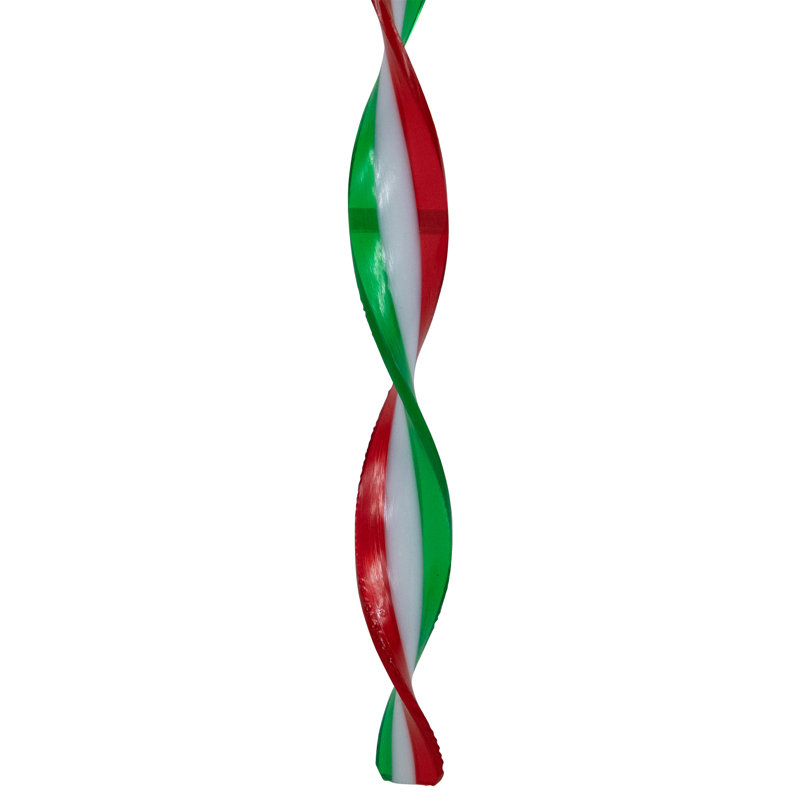 8'' Holiday Shaped Ornament, White/Green/Red