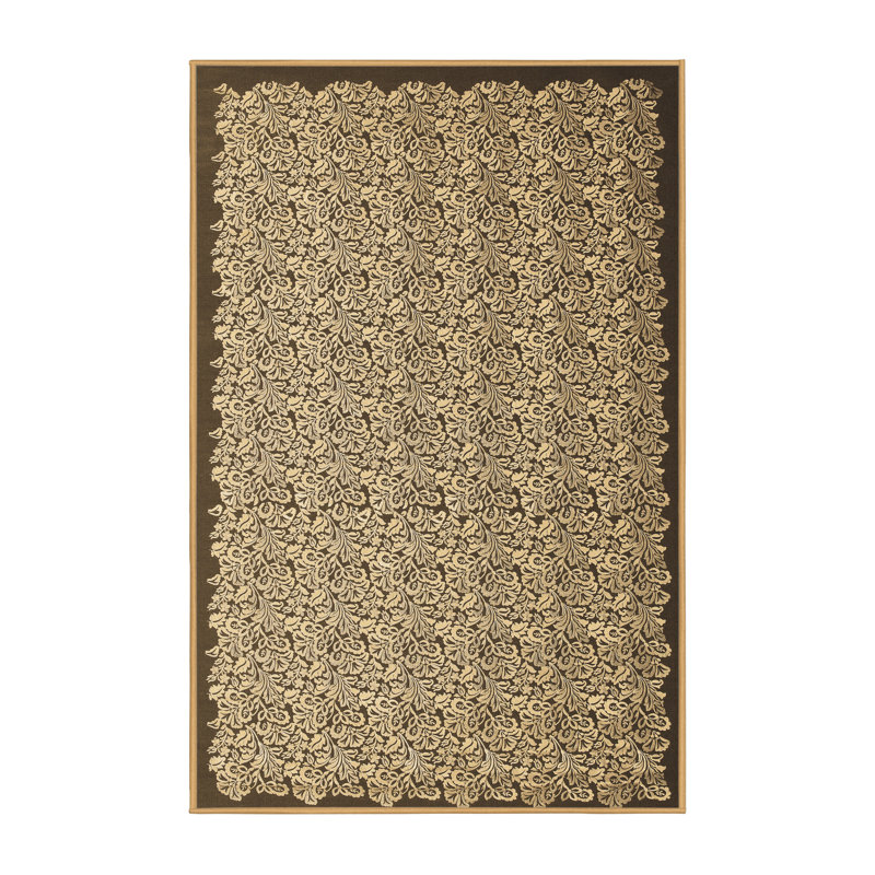 Tapis Arhaan Contemporary 1060 Brown, Rectangle 5 pi x 7 pi