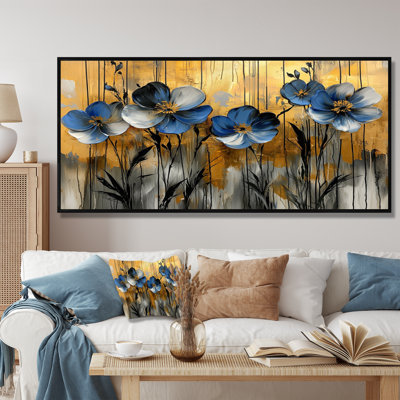 Monto - Floral Canvas Art Print
