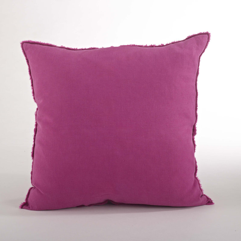 Coussin en lin Filia, Fuchsia