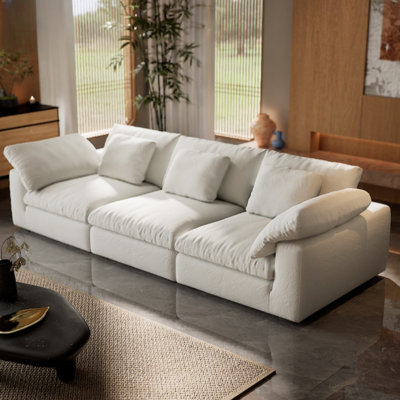 Canapé droit Linen White Living
