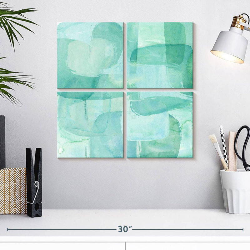 Sea Glass Reflection I, H 18 po x l 18 po