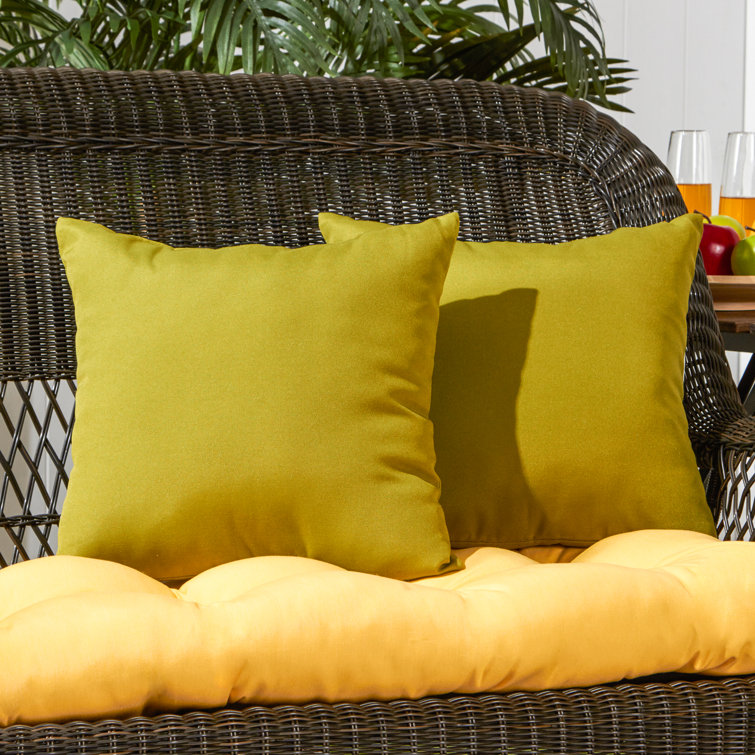 Indoor/Outdoor Reversible Throw Pillow