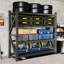 Étagère de garage très résistante, 6000 lb, très grandes tablettes réglables en métal (H 69 po x l 75 po x P 23,7 po)-129674240