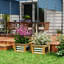Ensemble de lit de jardin surélevé Outsunny