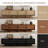 78.7" TV Console Modern TV Stand With Storage Walnut Finish-1313108201