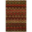 Donquell Wool Southwestern Area Rug in Red-2039904014
