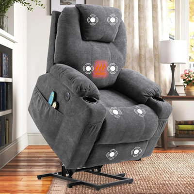 Fauteuil de massage inclinable électrique chauffant
