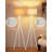 Modern Tripod Floor Lamp With Linen Shade, 66" Tall Standing Lamp For Living Room, Bedroom, Home Office, E26 Bulb Included, Minimalist Design-112256092-112256088