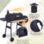Barbecue portatif en acier Outsunny