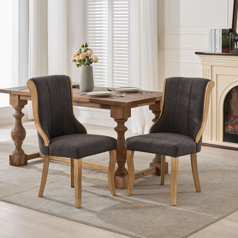 Snow Velvet Dining Chairs, Grey