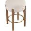 Tabouret de comptoir rembourré en tissu Maud-121555416