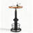 Dining Table Pine Round Solid Wood Top Metal Base Dining Table-86560745