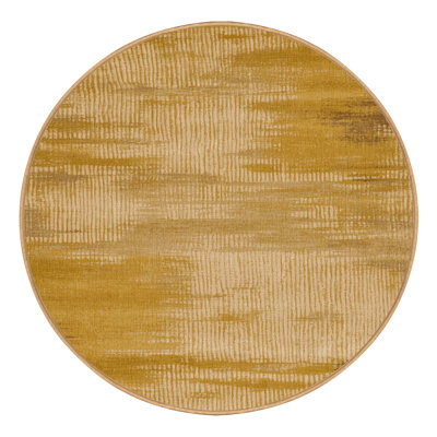 Machine Washable Abstract Brown Area Rug