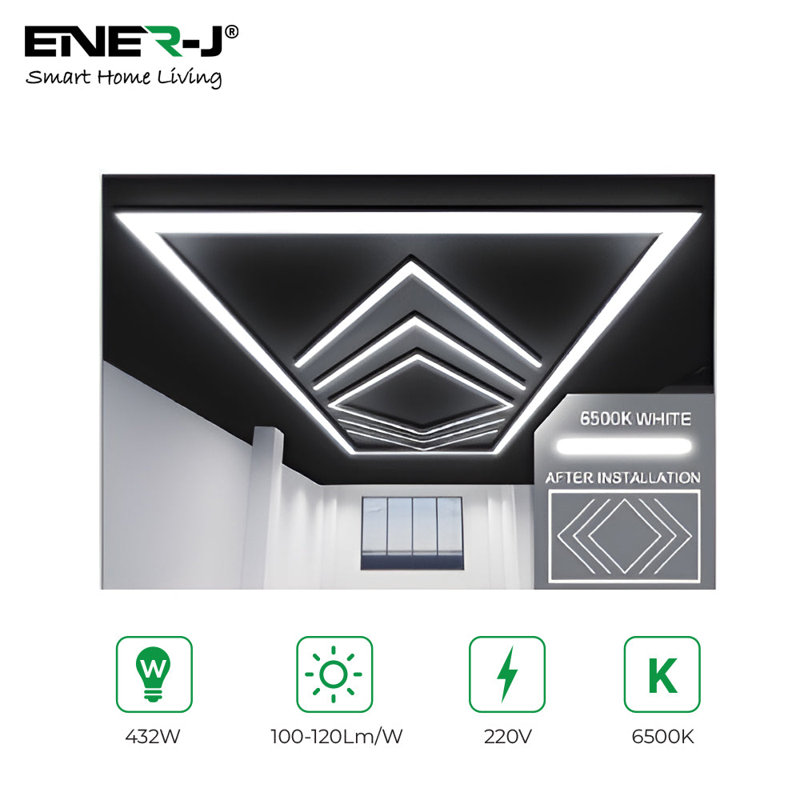 432W Designer Ceiling Lights with Frame (4 Arrow and border)