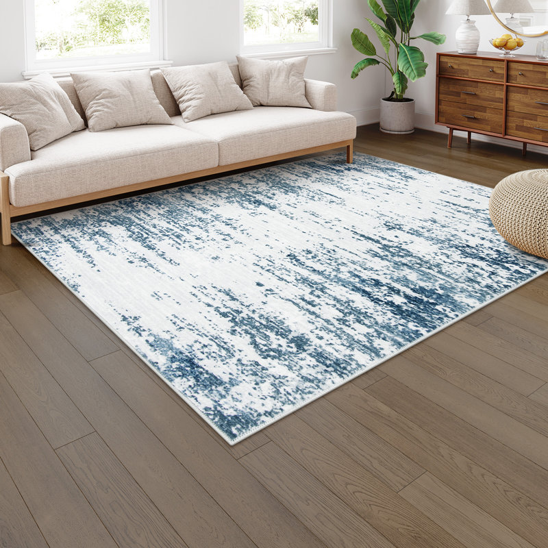 Tapis de sol antidérapant et lavable Kayo, Rectangle 5 pi x 7 pi