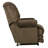 Upholstered Big Man's Lay Flat Recliner with Extended Footrest-48176903-24676256