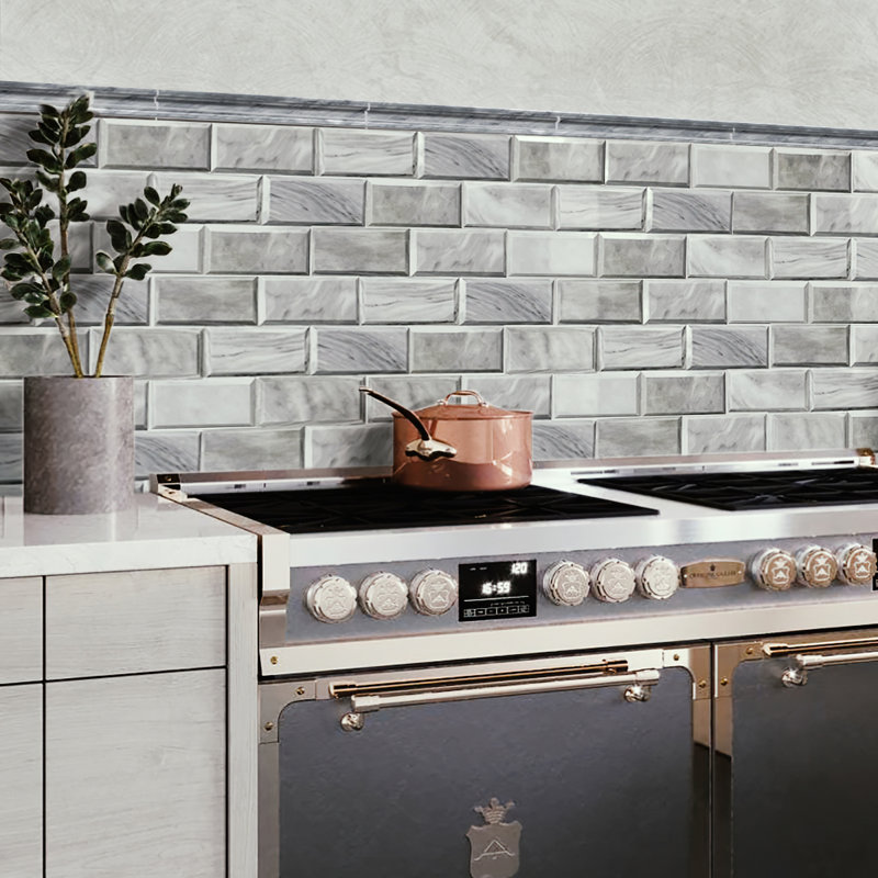 2" x 12" Marble Singular Wall Floor Use