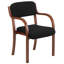 Chaise de salle d'attente en cuir Marthell-20138079