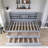 Wood Captain Bed With Trundle,Drawers-476885555-476885517