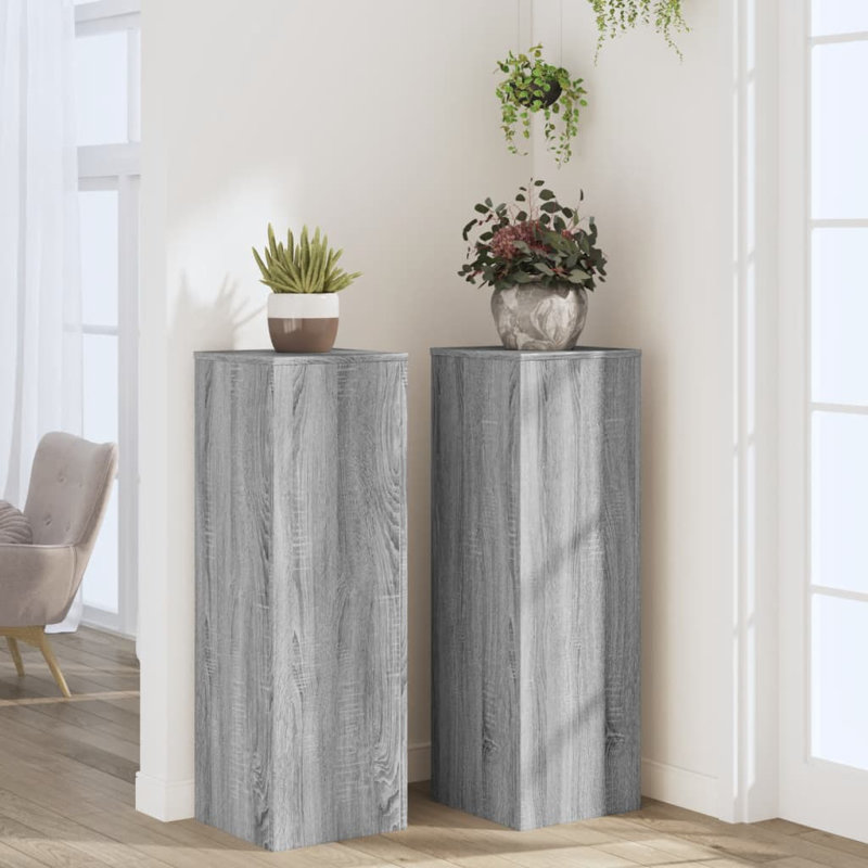 Plant Stand - Set of 2, Grey Sonoma, 100cm H x 33cm W x 33cm D