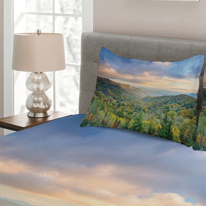 Rustic Coverlet, King Bedspread + 2 Shams