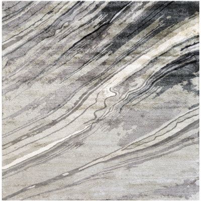 Mcduffy Hand Tufted Viscose Indoor Rug