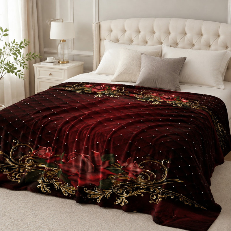 Jeté douillet en flanelle Cozy, L 80 po x l 60 po