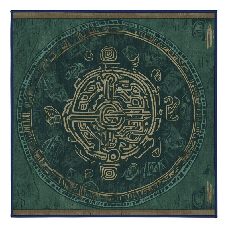 Relic Of Ages Rug, Square 6'