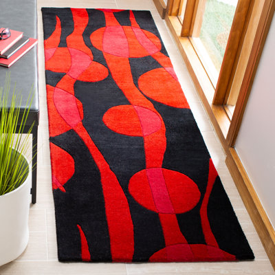 Amier Hand Tufted Wool Abstract Rug