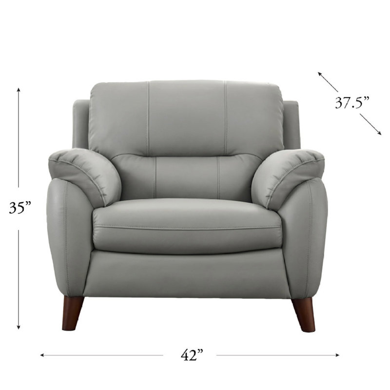Fauteuil en cuir Monroe