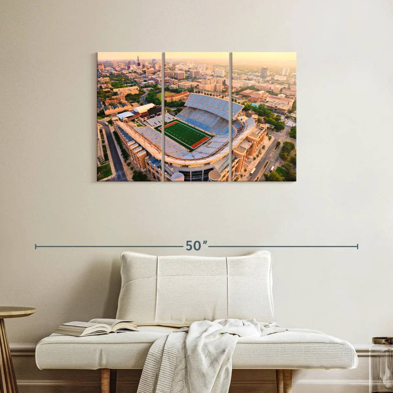 Lilie University Of Texas Stadium, 24" H x 38" W