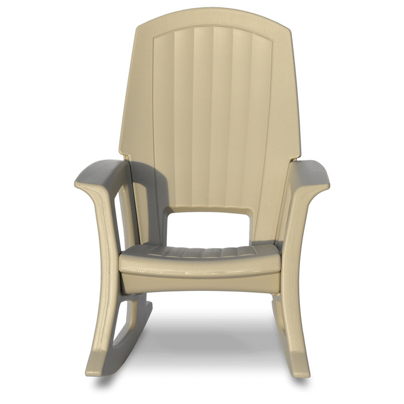 Chaise berçante d'extérieur Rockaway de Semco, Brun clair