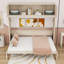 Lit escamotable double avec armoires de rangement